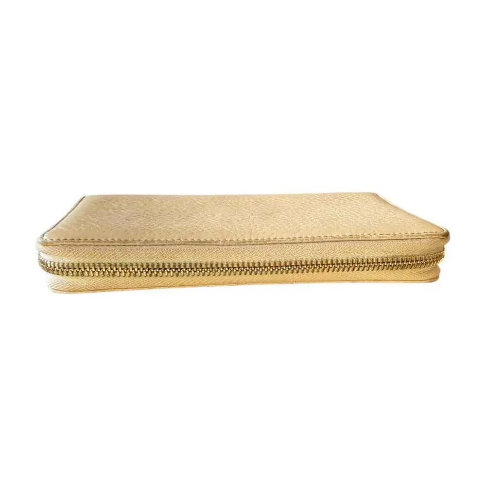 Gucci Ivory Pebbled Long Leather Zip-Around Soho Wallet - Picture 3 of 6